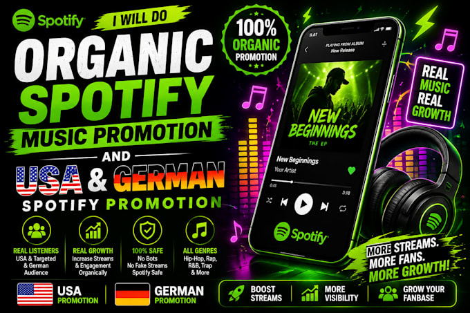 usa professional spotify music promotion