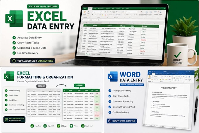 provide accurate date entry in excel and word