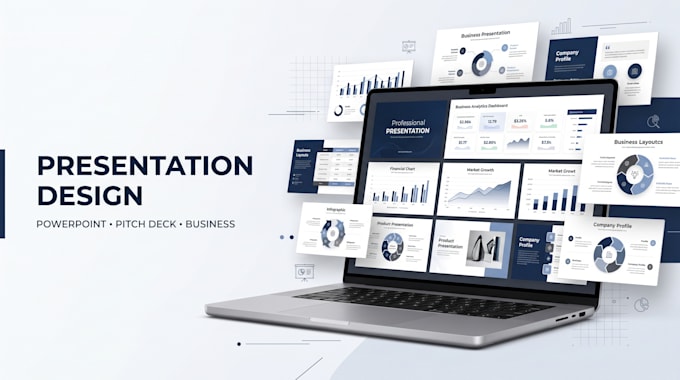 professional powerpoint presentations, pitch decks, and corporate presentations