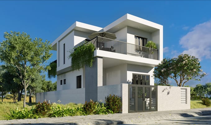 help with building internal external remodel, provide renders for new house
