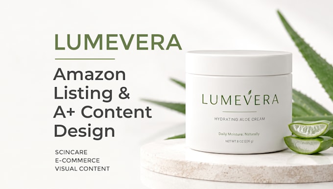 design amazon listing images and a plus content