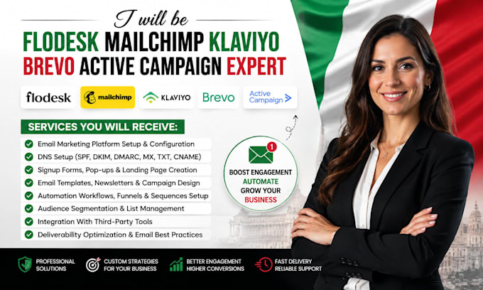 be flodesk mailchimp klaviyo brevo active campaign expert