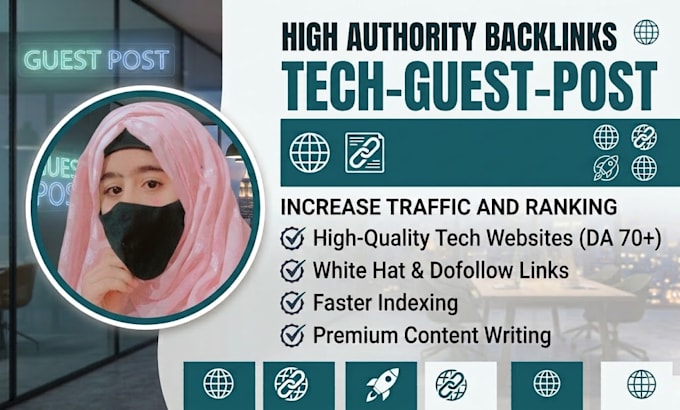do tech seo blogger outreach for high da dr guest post backlinks