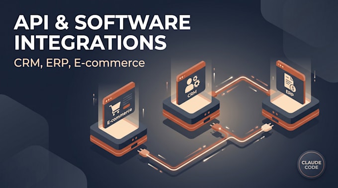 connect your CRM erp and ecommerce with a custom API integration