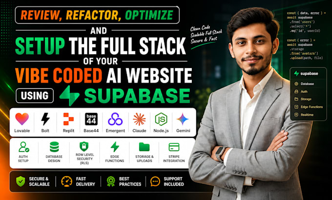 build and fix lovable, replit and bolt ai apps