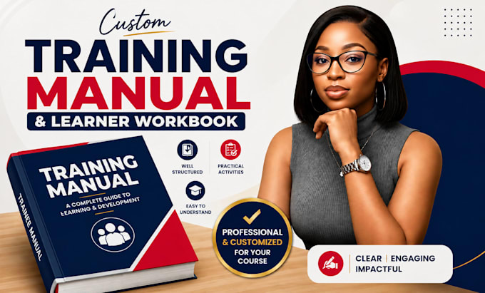 create a customized training manual and learner workbook for your course