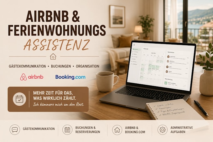 be your airbnb and booking virtual assistant