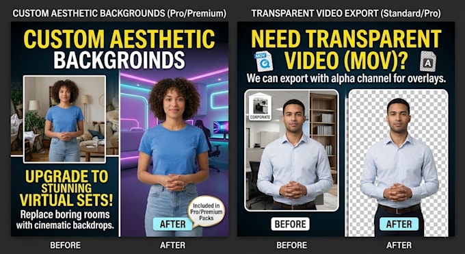 remove video background without green screen