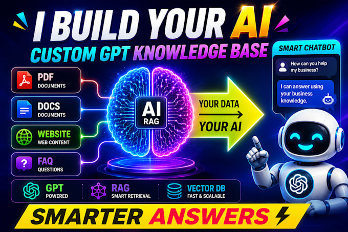 create a custom knowledge base chatgpt ai chatbot trained on your data