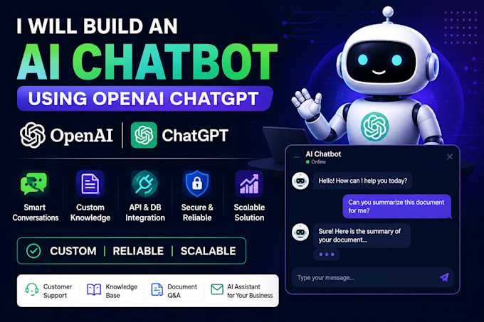 build an ai chatbot using openai chatgpt