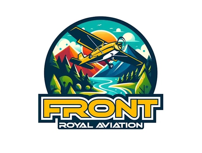 design a unique and professional airline or aviation logo