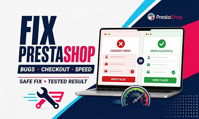 fix prestashop bugs, checkout errors, and speed issues