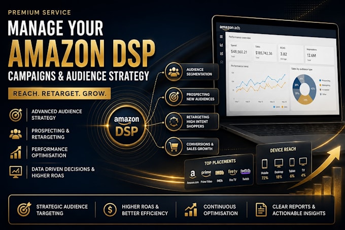 manage your amazon dsp campaigns and audience strategy