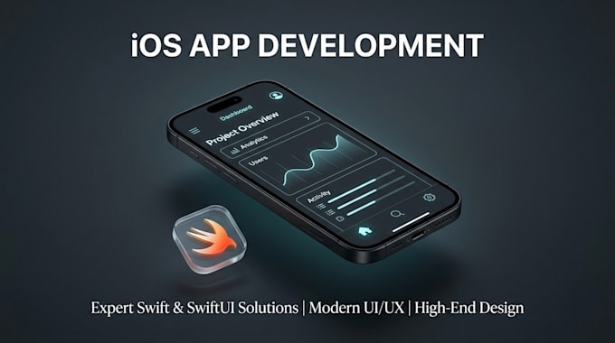 develop native ios app in swift and swiftui for iphone