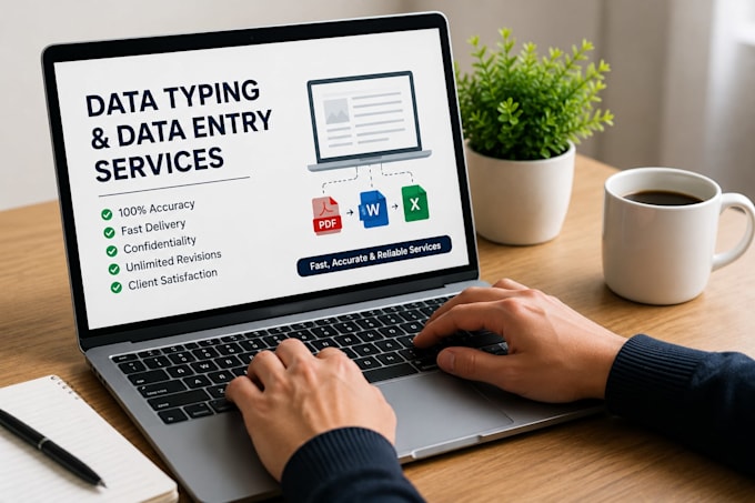 data typing ,data entery