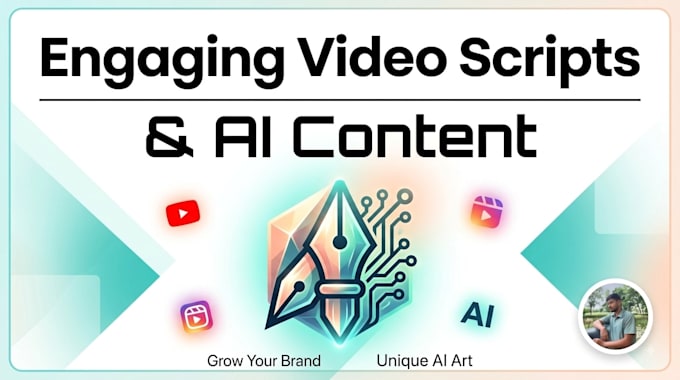 write engaging video scripts and generate ai content for youtube