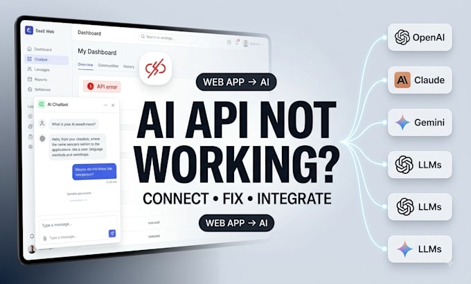 integrate any ai API into your existing web app or saas