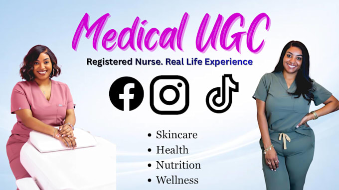 create authentic nurse ugc videos for your brand