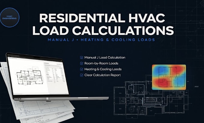 do residential hvac load calculations, manual j and heating cooling loads
