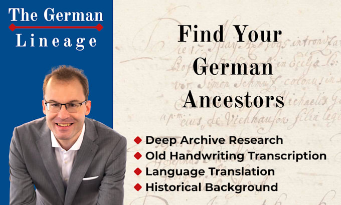 do professional german genealogy research, translation, and family tree search