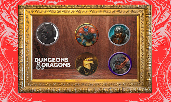 custom dnd character token art for roll20 foundry vtt