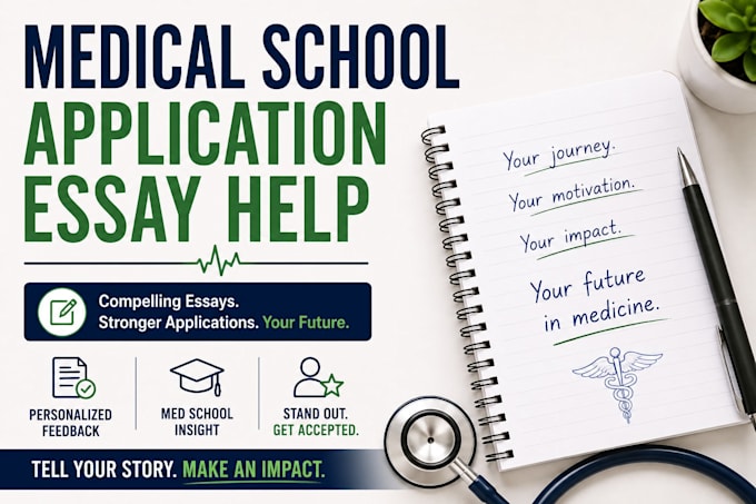 help with med school application essays and personal statements