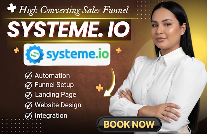 set up systeme io sales funnel landing page systeme io website systeme io expert