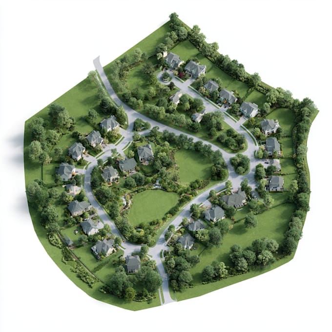 create real estate map, property location map