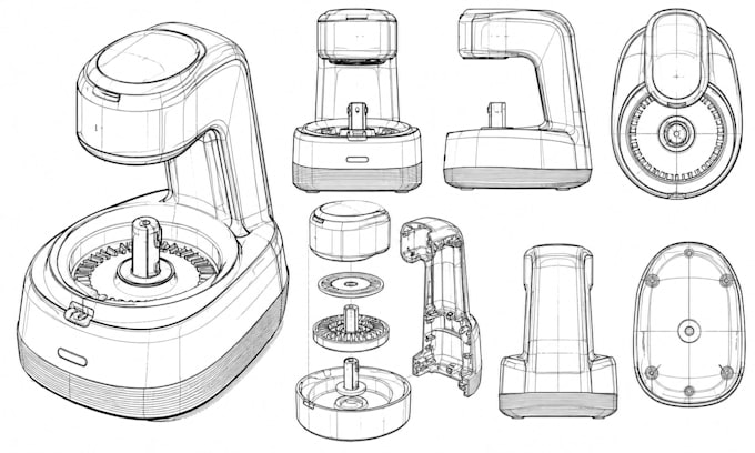 create uspto patent drawings for utility and design patent applications