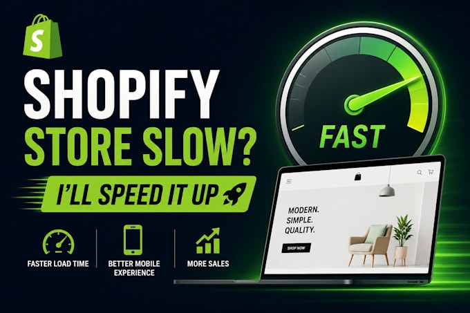 shopify speed optimization increase shopify pagespeed fix shopify loading time
