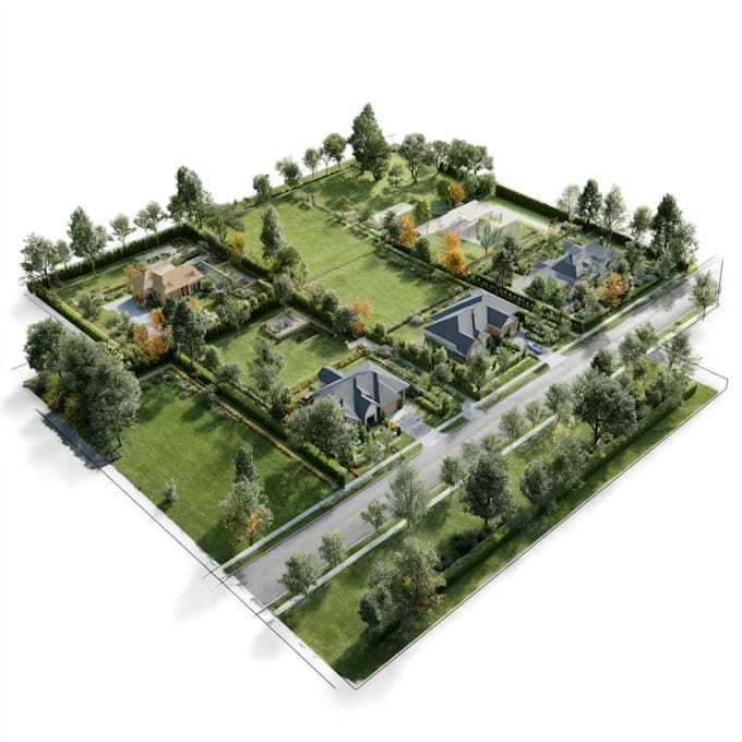 site plan, property map, plat map, landscape design