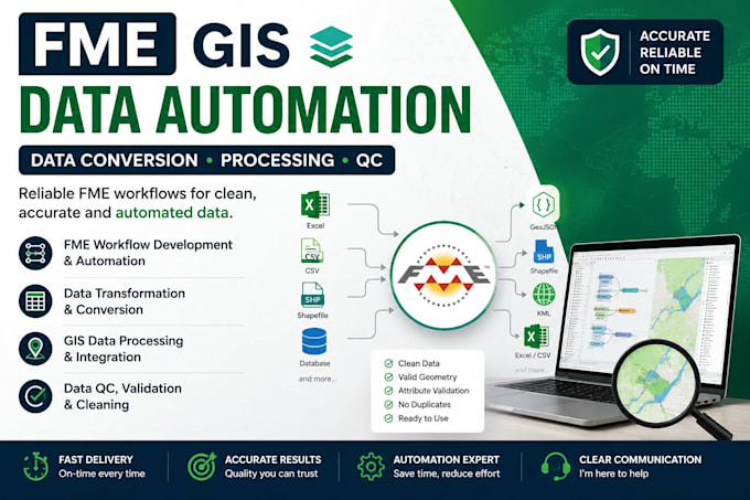 automate process and QA qc gis data using fme