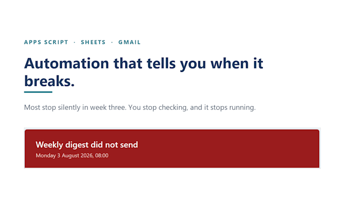 automate your google sheets workflow with apps script, run logs and alerts