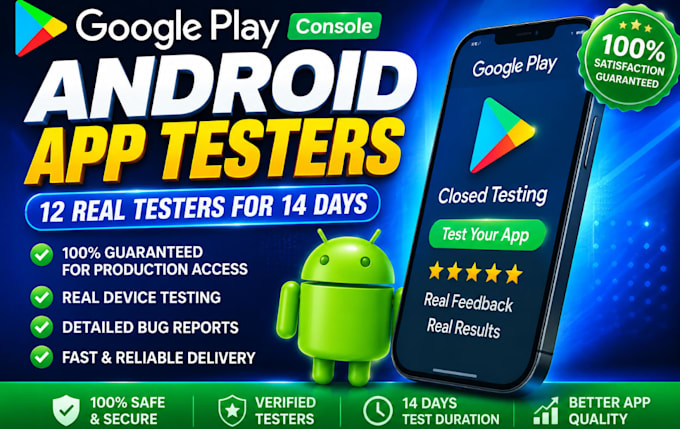 12 testers 20 testers user testing google play console closed testing 12 tester