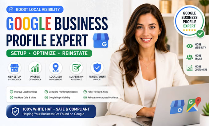 verified google my business profile setup optimization reinstate suspended gmb