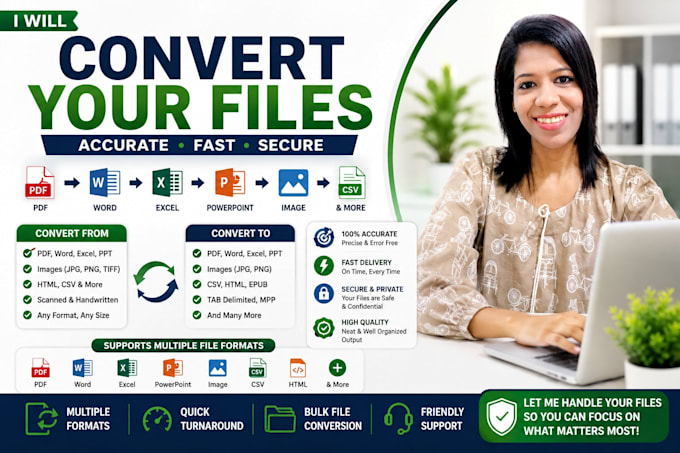 convert PDF, word, excel, and other files accurately