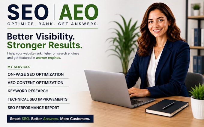 optimize ai SEO, local, GEO, aeo and website
