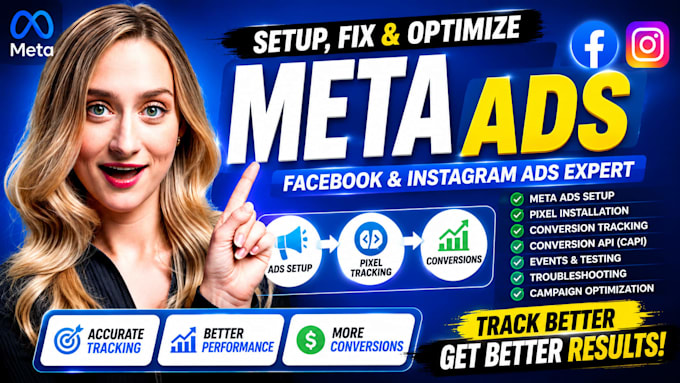 setup meta ads fix facebook instagram ads meta pixel conversion tracking