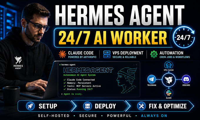 install and setup hermes agent openclaw with claude code ai agent  vps mcp