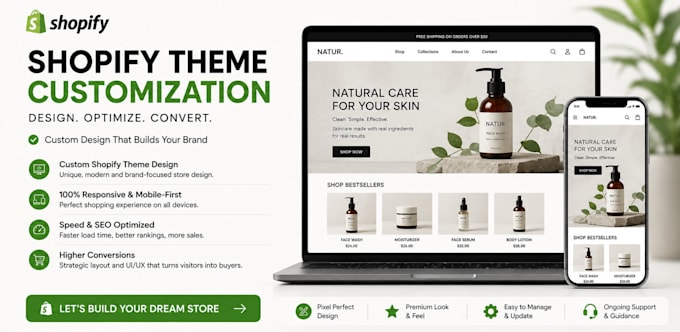 do shopify theme customization, custom theme coding and shopify bug fix