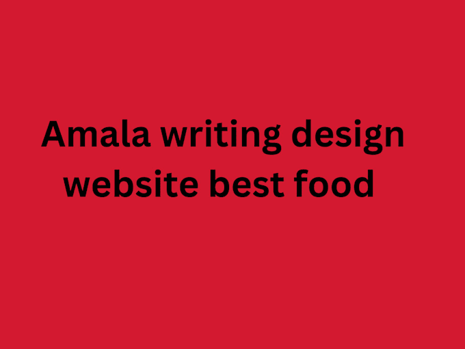 write and publish amala design flyer
