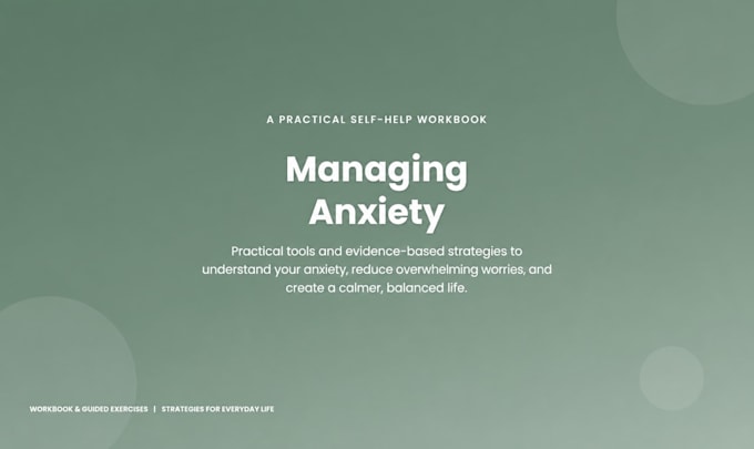 create an e book about managing anxiety