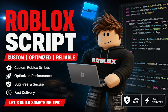 be your roblox scripter expert roblox scripting for lua scripting and bug fixes