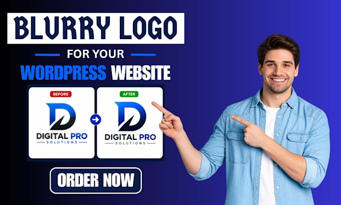 fix blurry wordpress logo and make it sharp