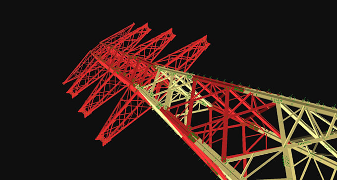 do transmission tower 3d modeling, fabrication and shop drawings
