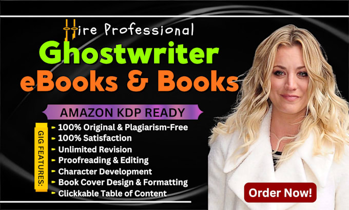 ghostwrite your nonfiction ebook, ghostwriting book writer