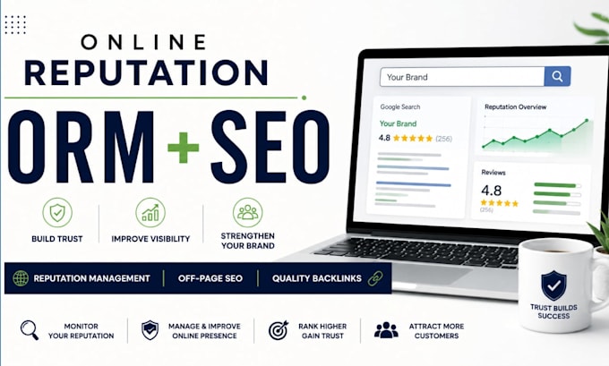 online reputation management ORM reputation marketing off page backlinks service
