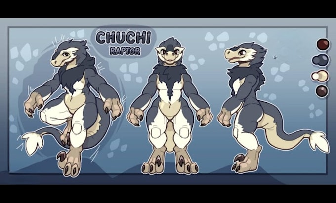 custom furry reference sheet furry ref sheet anthro oc nsfw fursona ref sheet