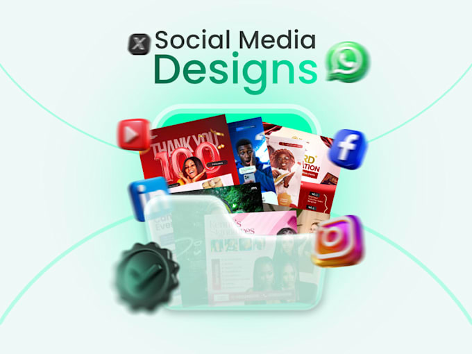 design a scroll stopping social media visual for your brand