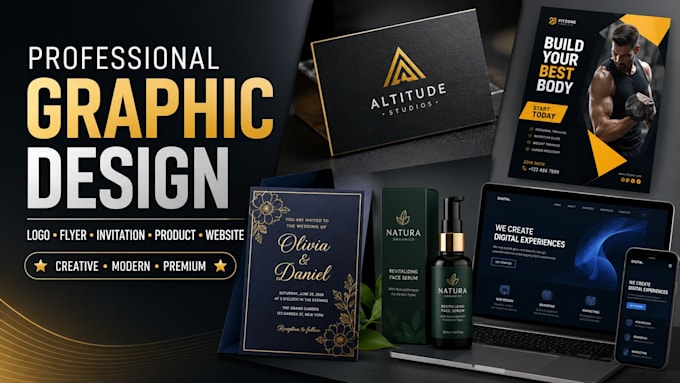 design professional business and event flyers